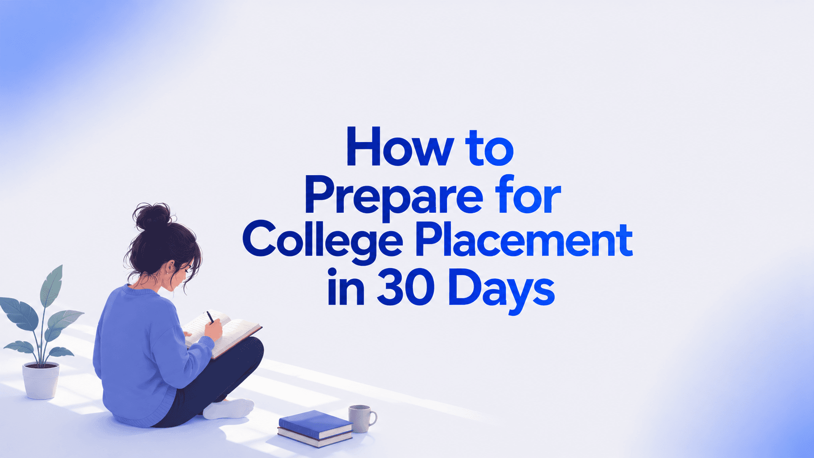 How to Prepare for College Placement in 30 Days